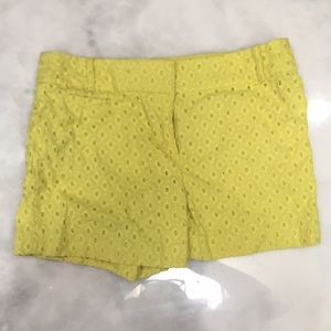 Loft Riveria Shorts, Size 6, Yellow Diamond Detail